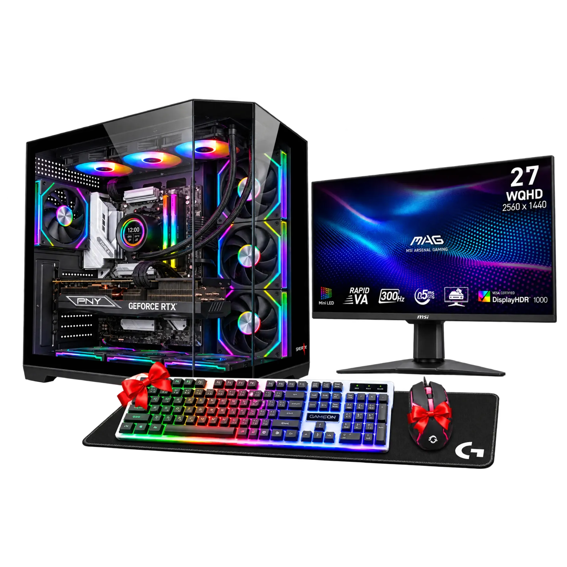 GEFORCE RTX 5070 Ti - Ryzen 7 7800X3D - 16GB DDR5 GAMING DESKTOP PC