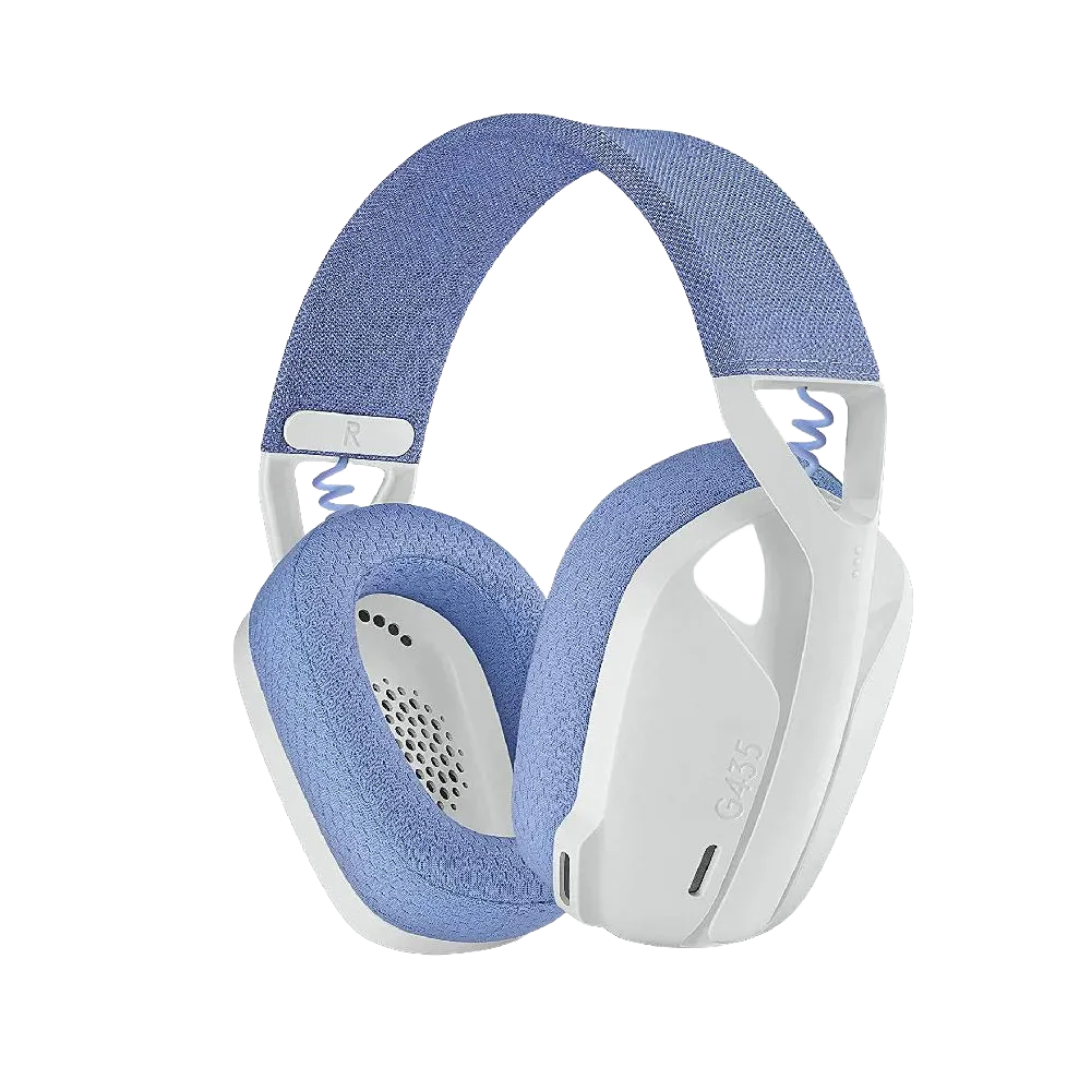 Logitech G435 Lightspeed & Bluetooth Wireless Gaming Headset - White