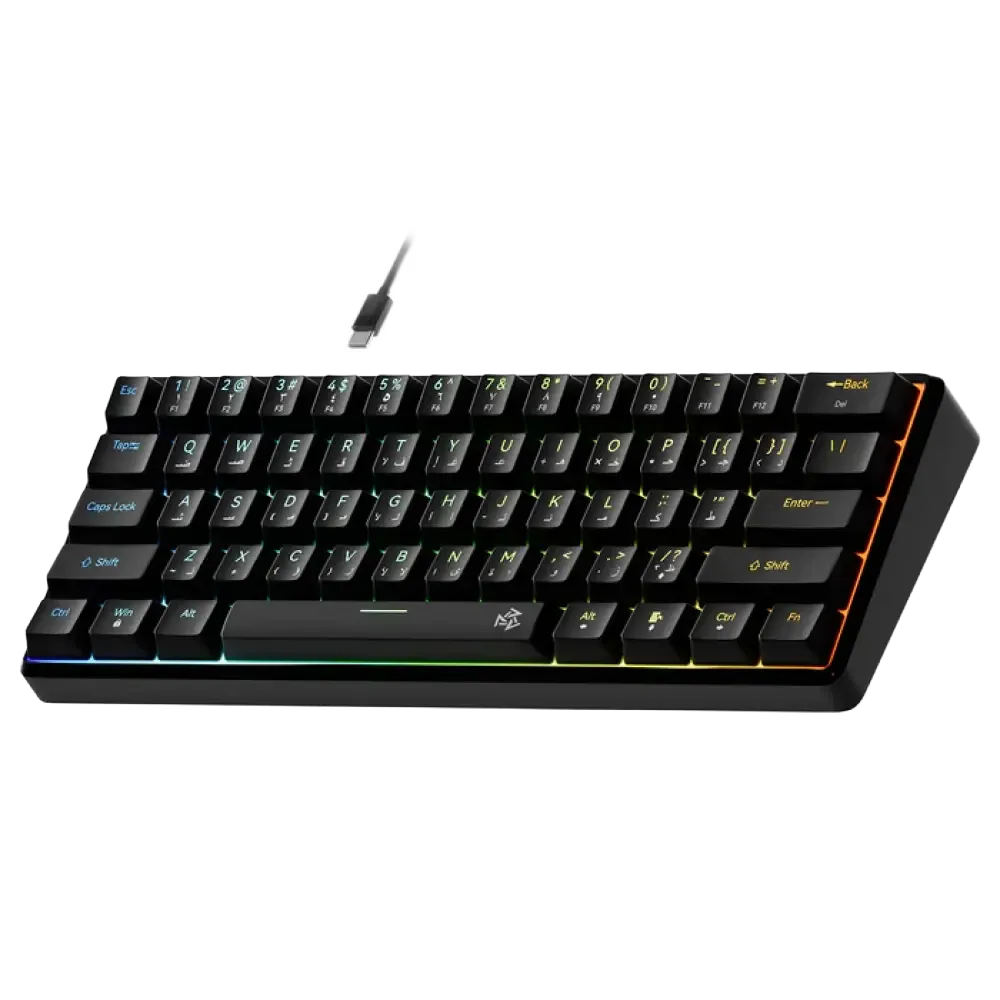 DuneVoyager GK04 Wired Mechanical Keyboard - Black