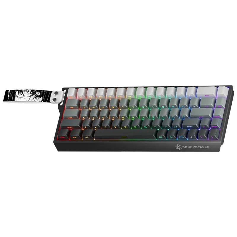 DuneVoyager COER 68C Magnetic Gaming Keyboard Black-grey