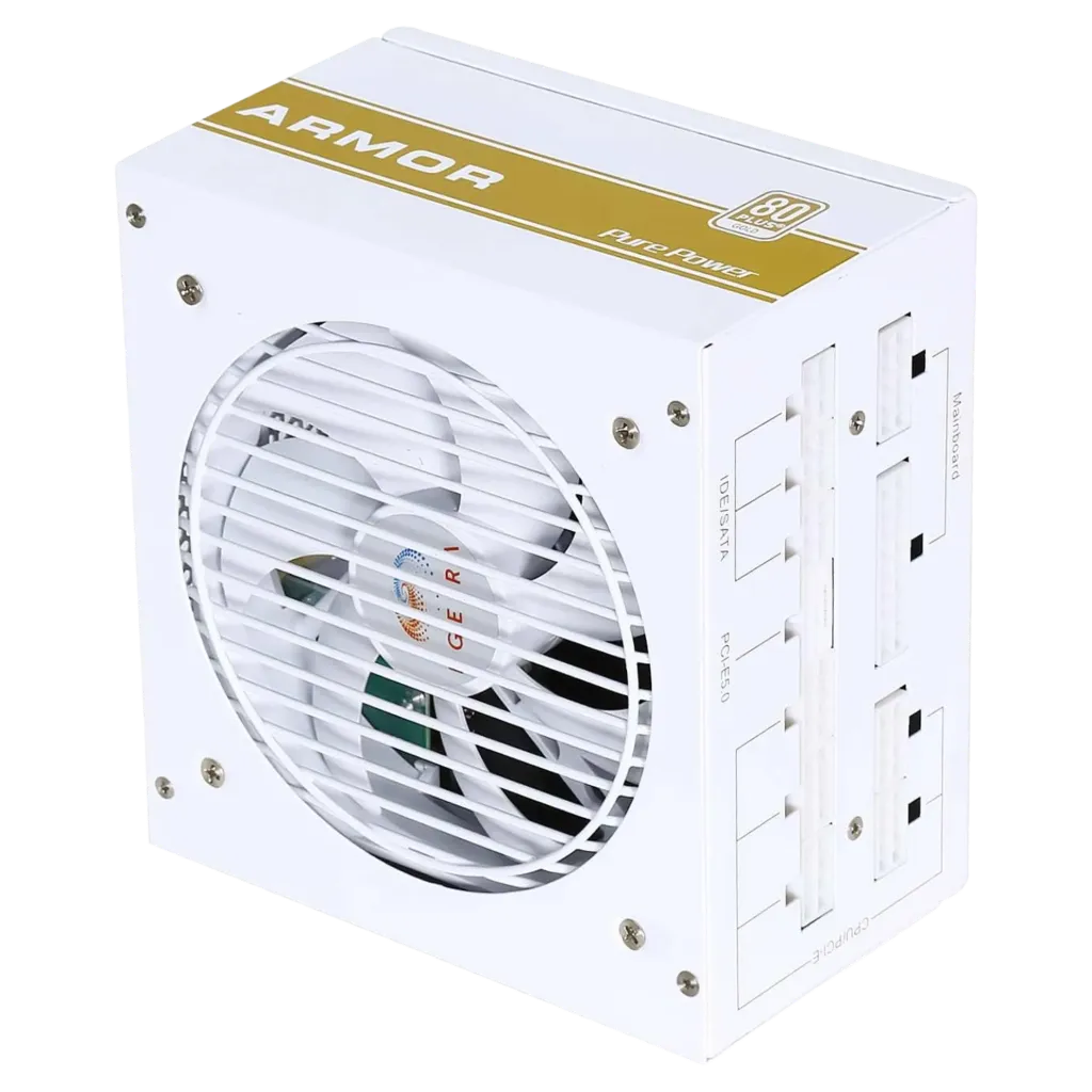 EGEIRA 850W 80+ Gold ATX 3.1 Fully Modular Power Supply - White