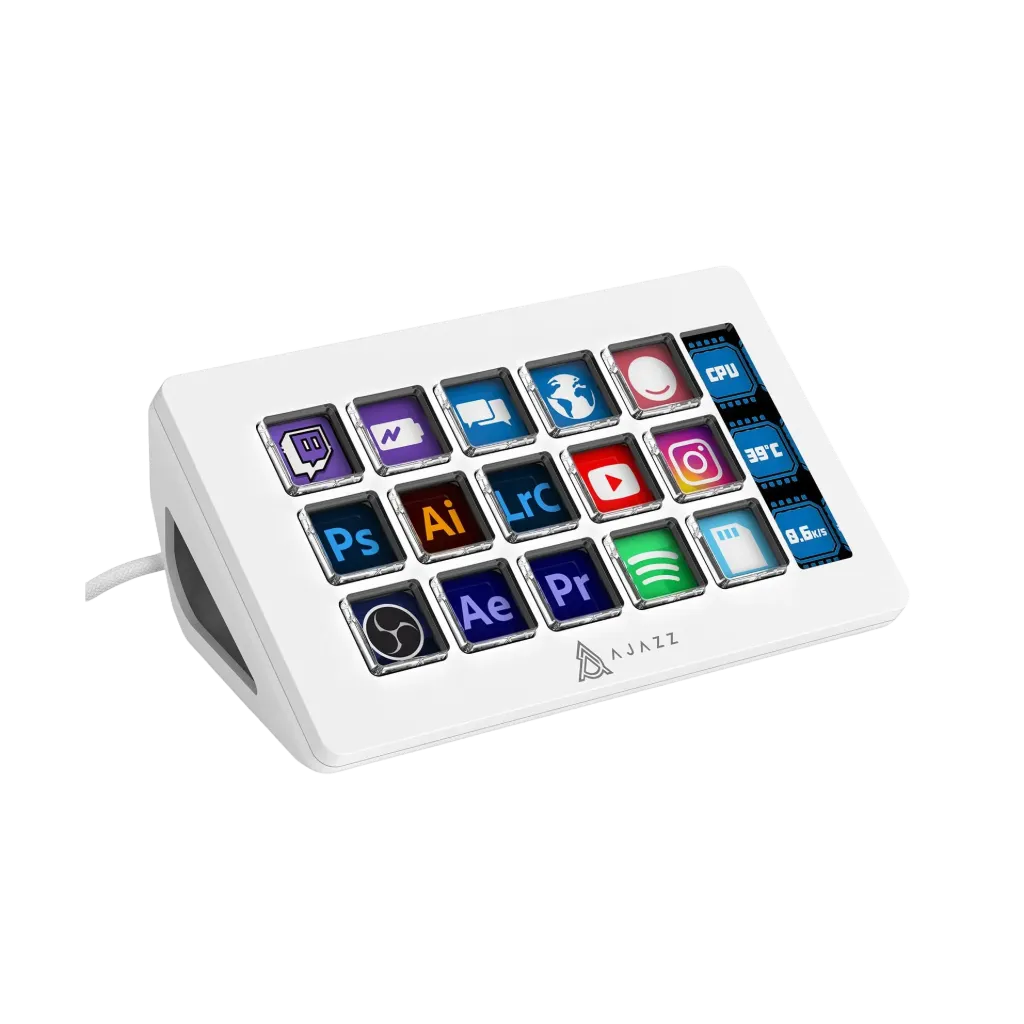 AJAZZ AKP153 Stream Controller White