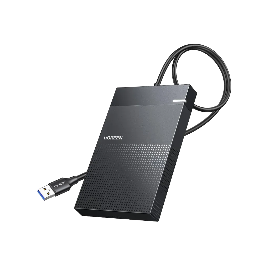 حافظة القرص الصلب Ugreen مقاس 2.5  بوصة (USB 3.0, 5Gbps)