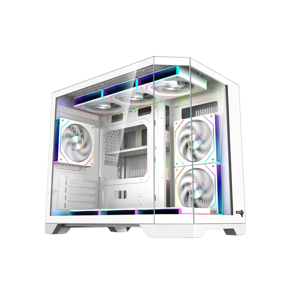 SPEAR DOST 60 Mini ARGB mATX Case – White