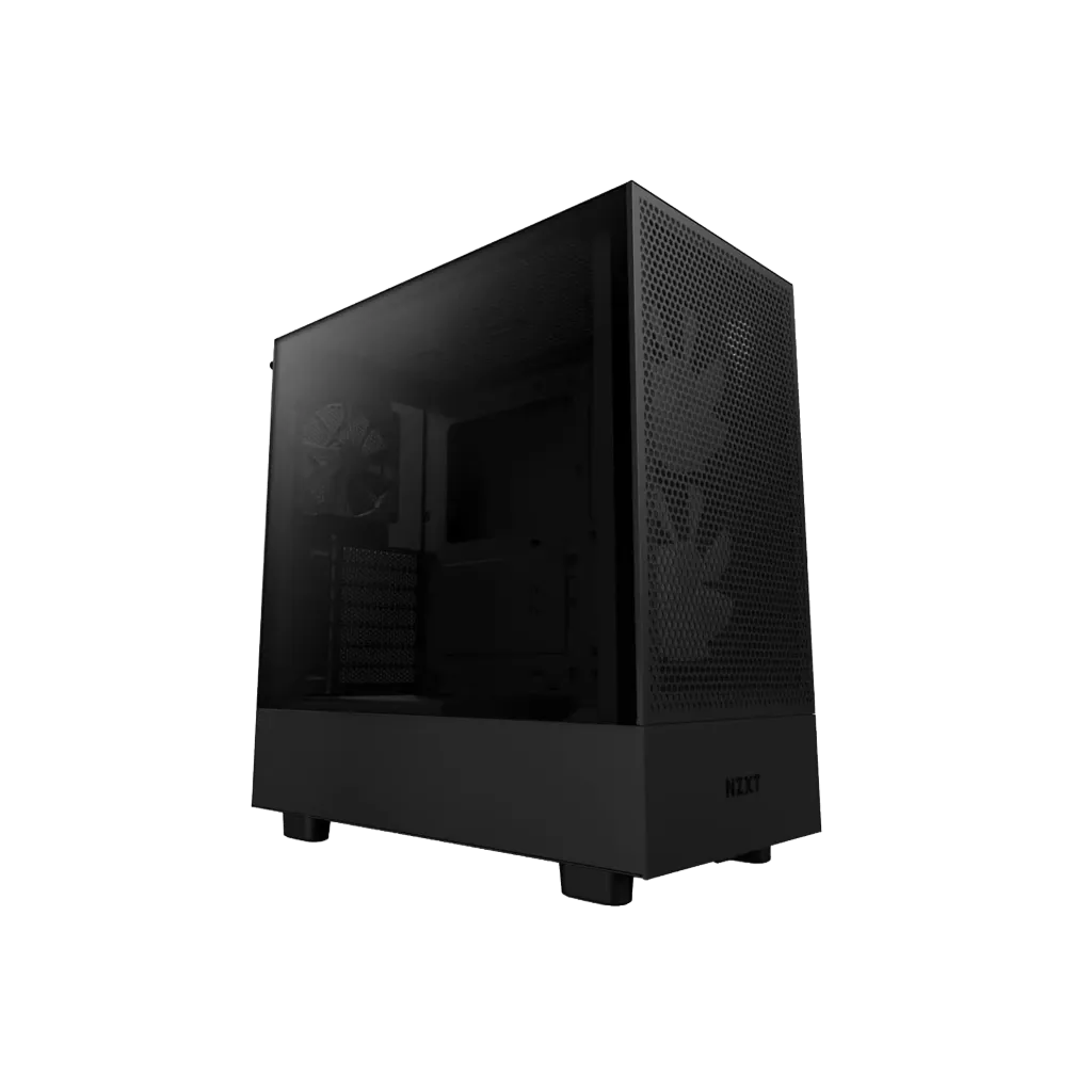 NZXT H5 Flow RGB Mid-Tower Case – Black