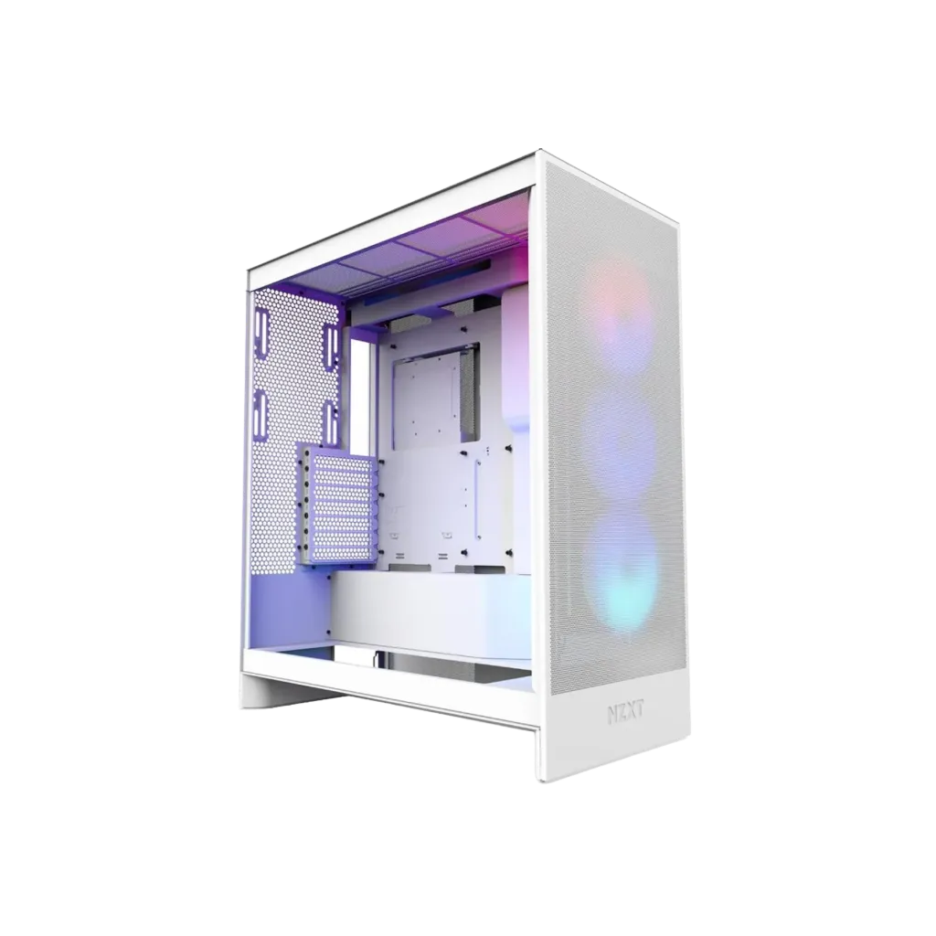NZXT H7 Flow RGB Case – White