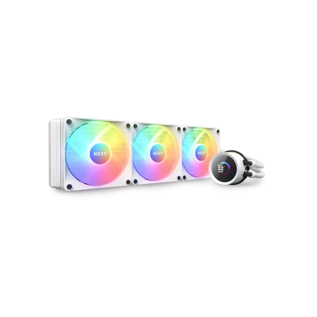 مبرد المعالج NZXT Kraken 360mm RGB AIO أبيض