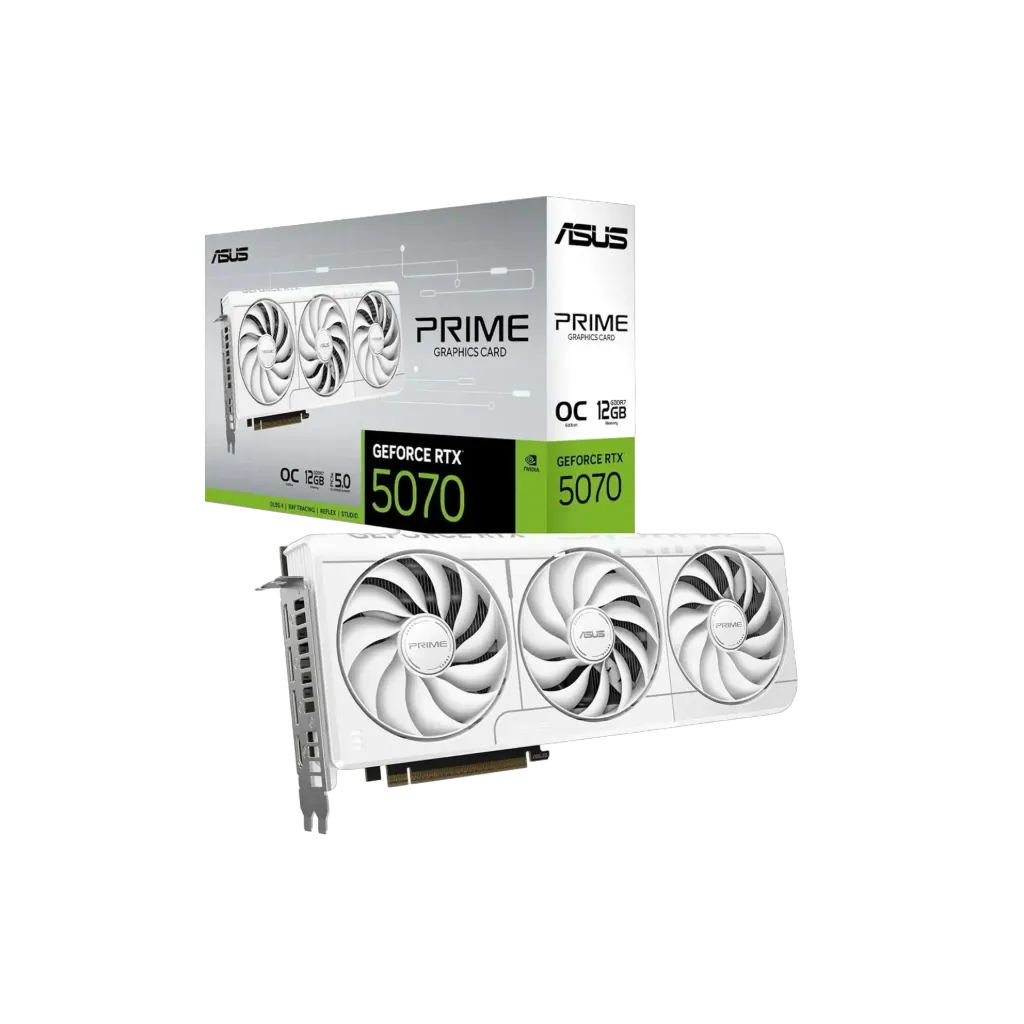 Graphics Card - ASUS PRIME GeForce RTX 5070 White 12GB