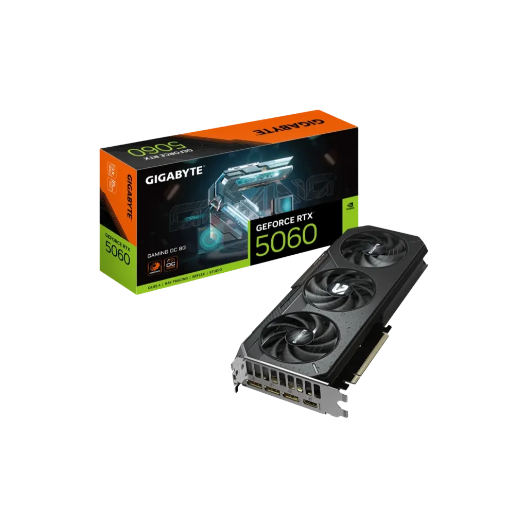 كرت الشاشة GIGABYTE GeForce RTX 5060 GAMING OC 8GB