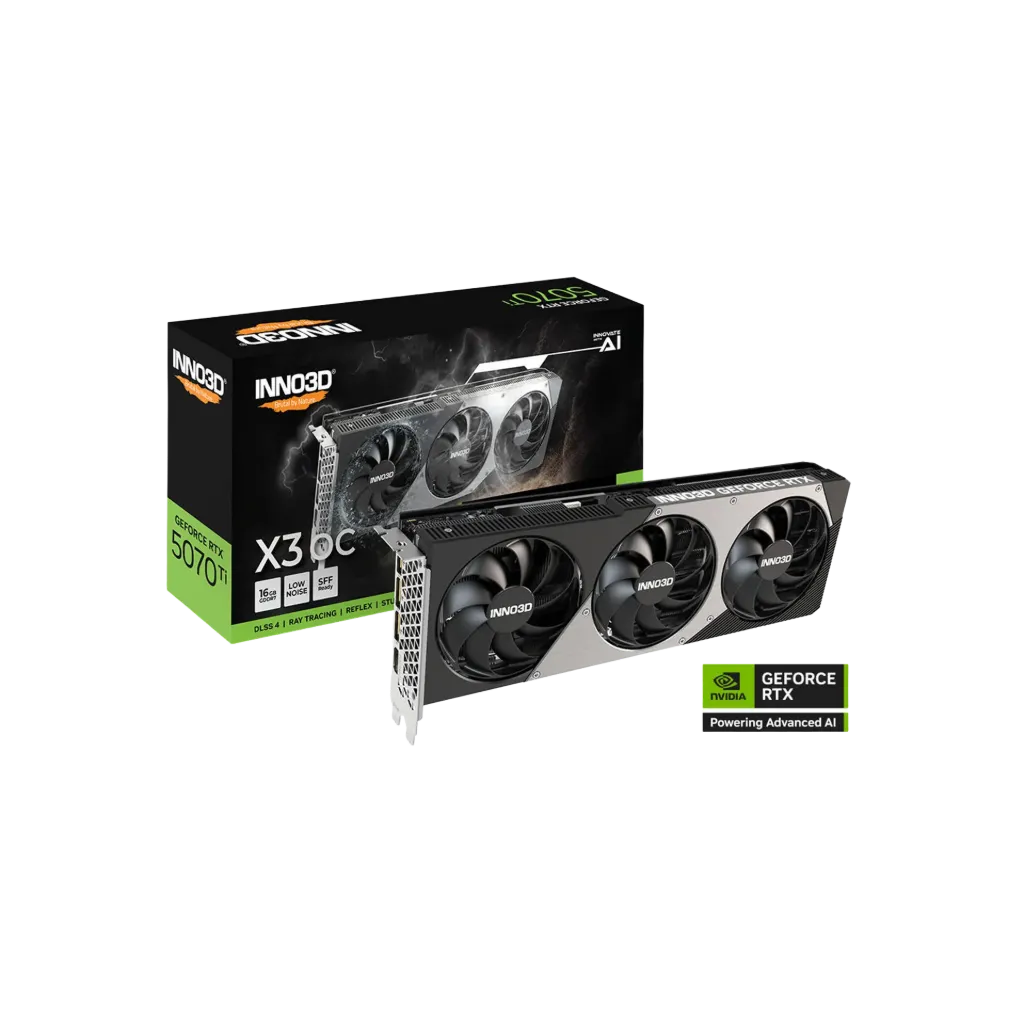 Graphics Card - INNO3D GeForce RTX 5070 Ti X3 OC 16GB