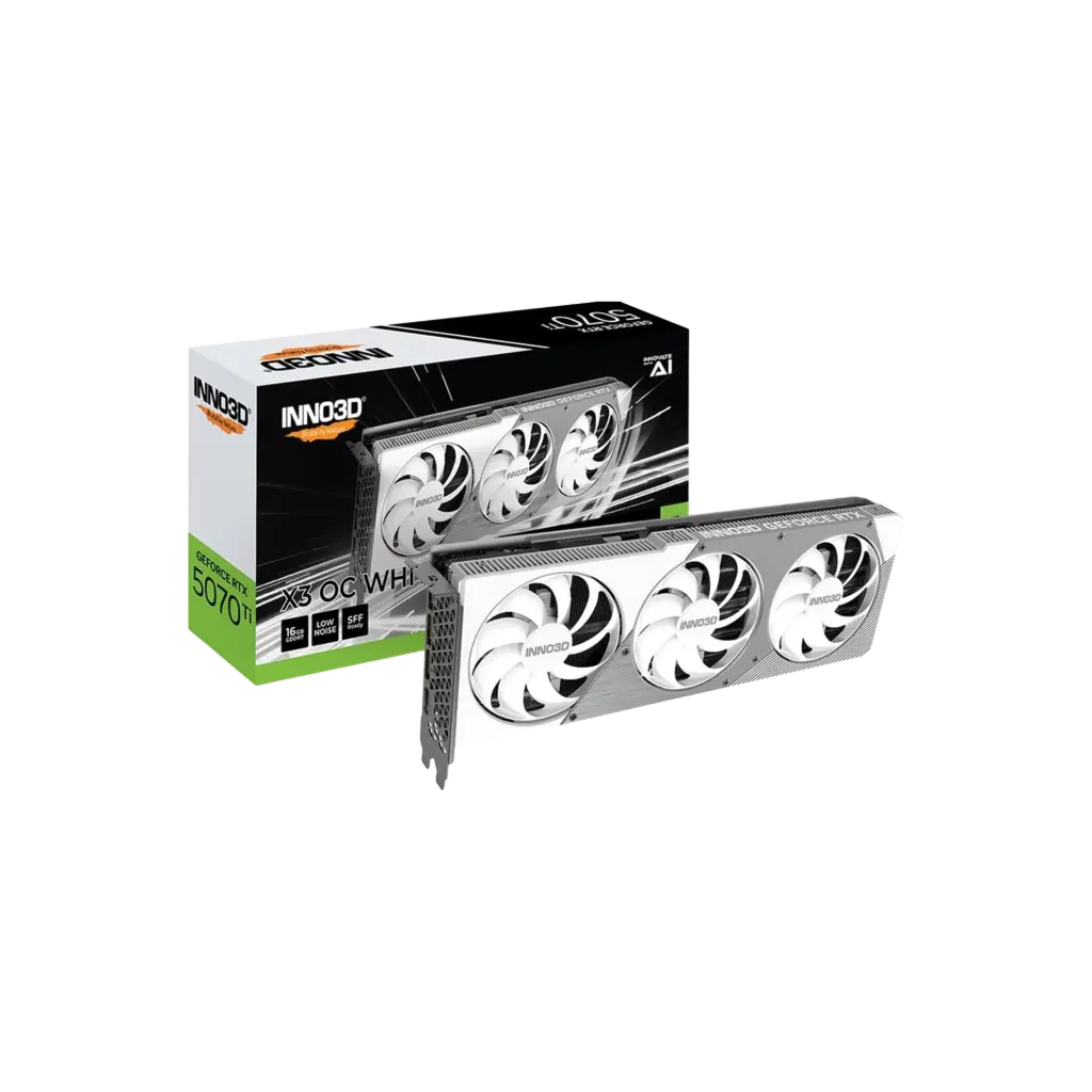 Graphics Card - INNO3D GeForce RTX 5070 Ti WHITE OC 16GB