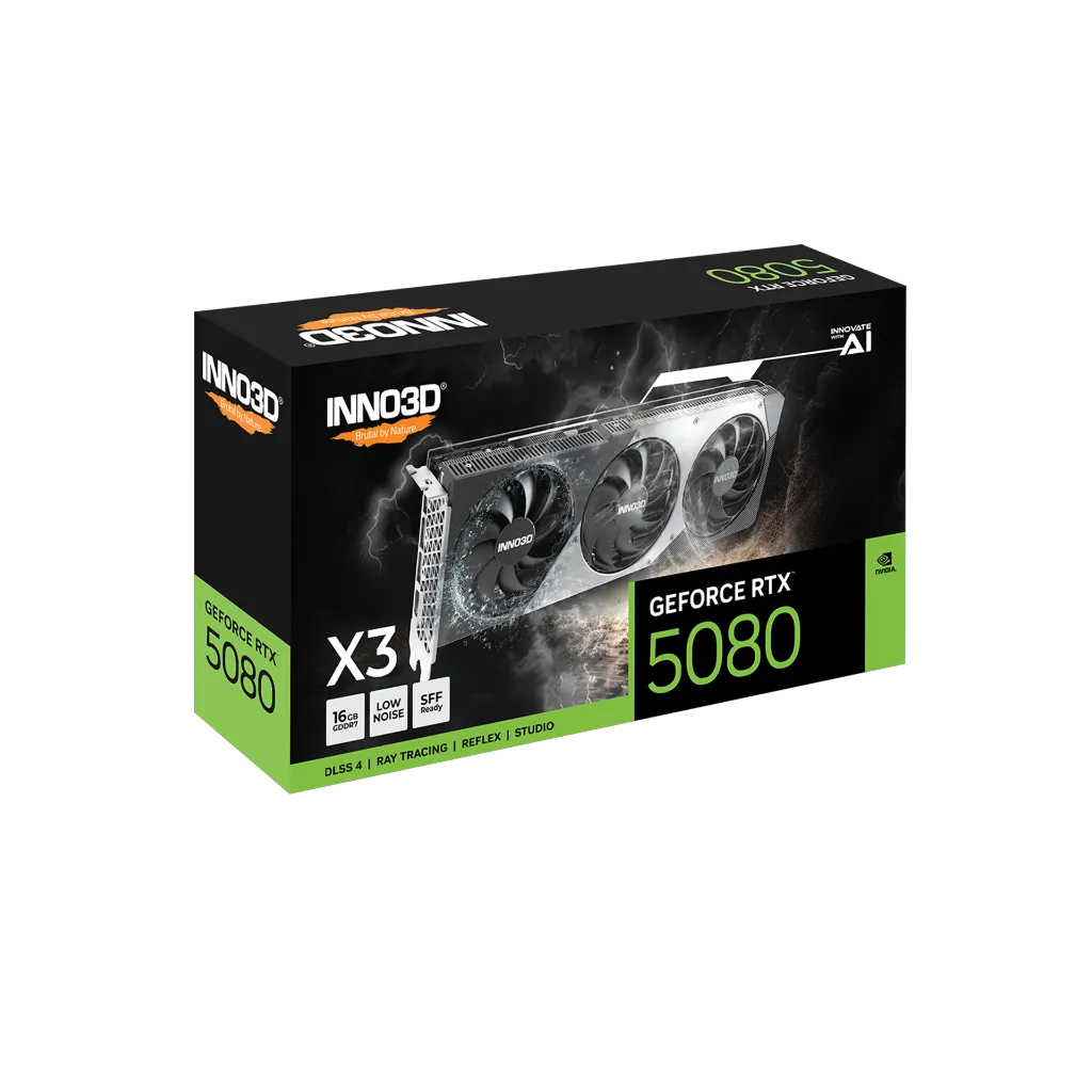 [10000047] كرت شاشة - INNO3D GeForce RTX 5080 16GB GDDR7