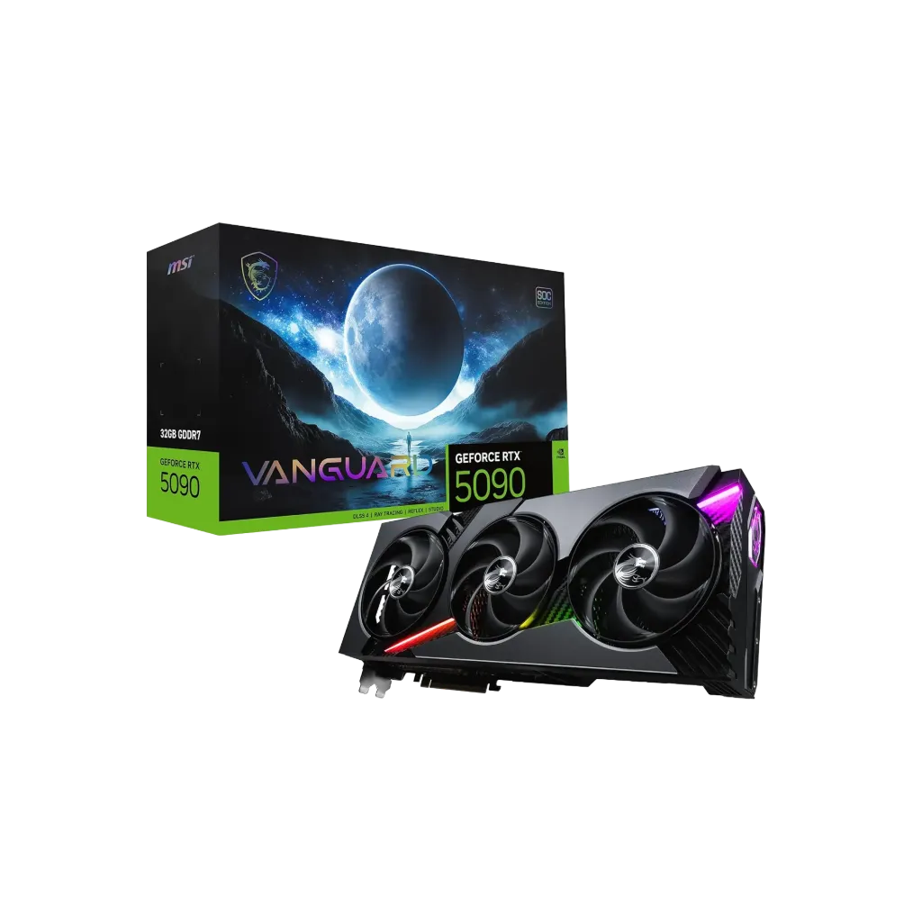 كرت شاشة - MSI GeForce RTX 5090 VANGUARD SOC 32GB