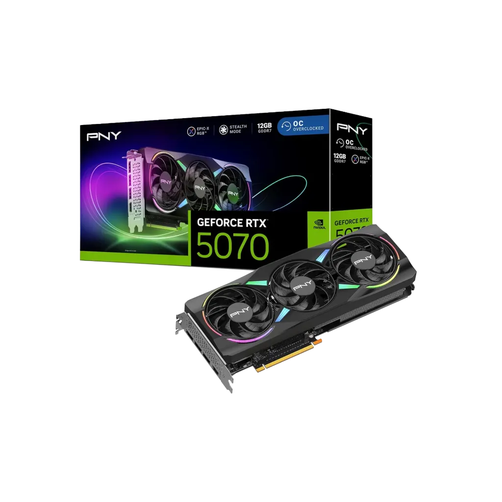 PNY GeForce RTX 5070 12GB OC GDDR7