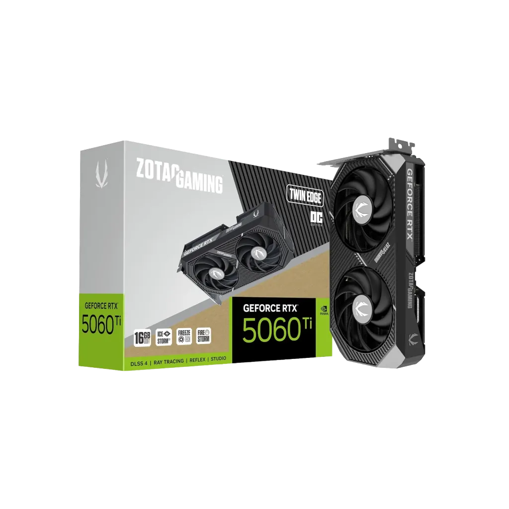 كرت شاشة - ZOTAC GAMING GeForce RTX 5060 Ti Twin Edge 16GB
