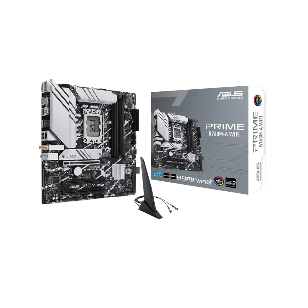 لوحة الأم ASUS PRIME B760M-A WIFI (نسخة DDR5)