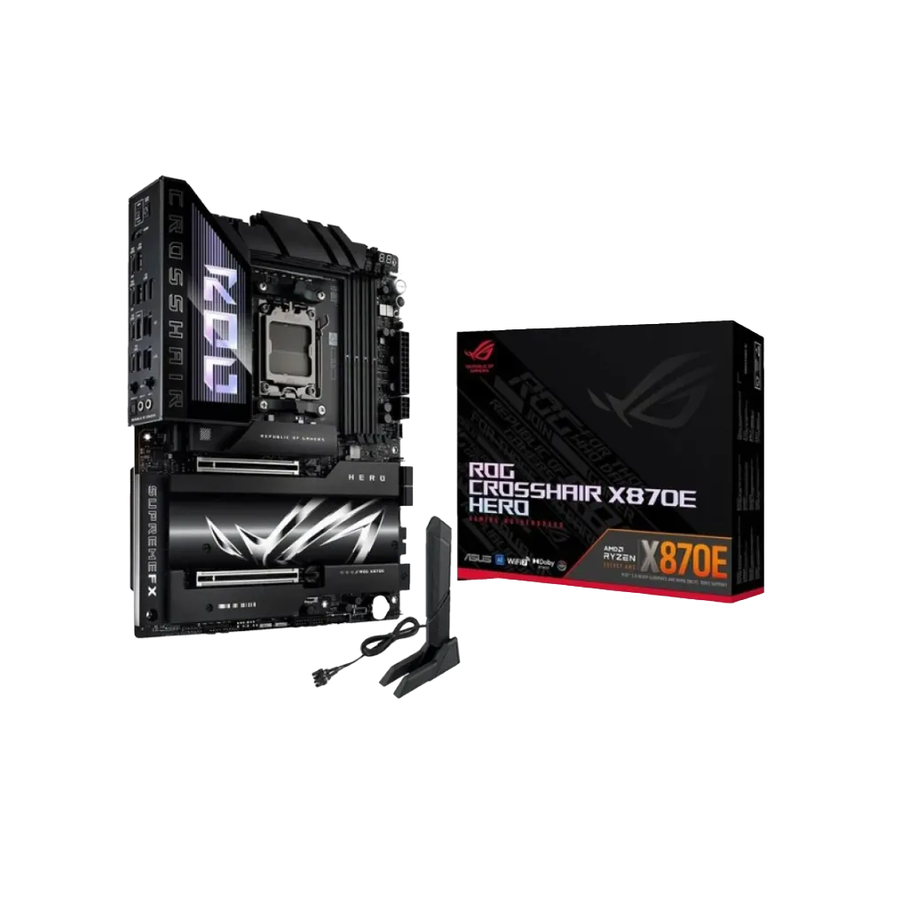 ASUS ROG Crosshair X870E Hero ATX Motherboard DDR5 slots