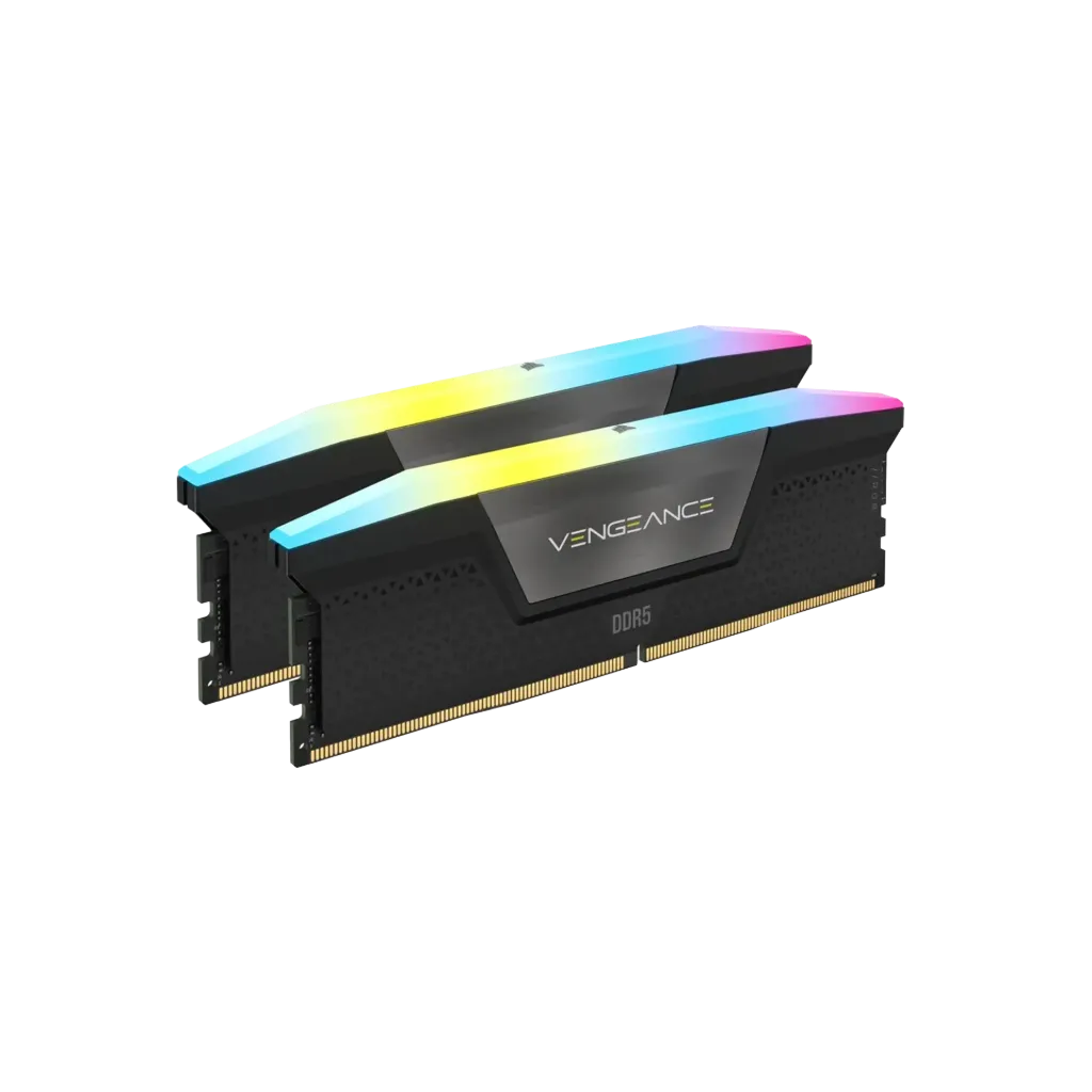 رامات كورسير CORSAIR Vengeance RGB DDR5 32GB (2x16GB) 5200MHz