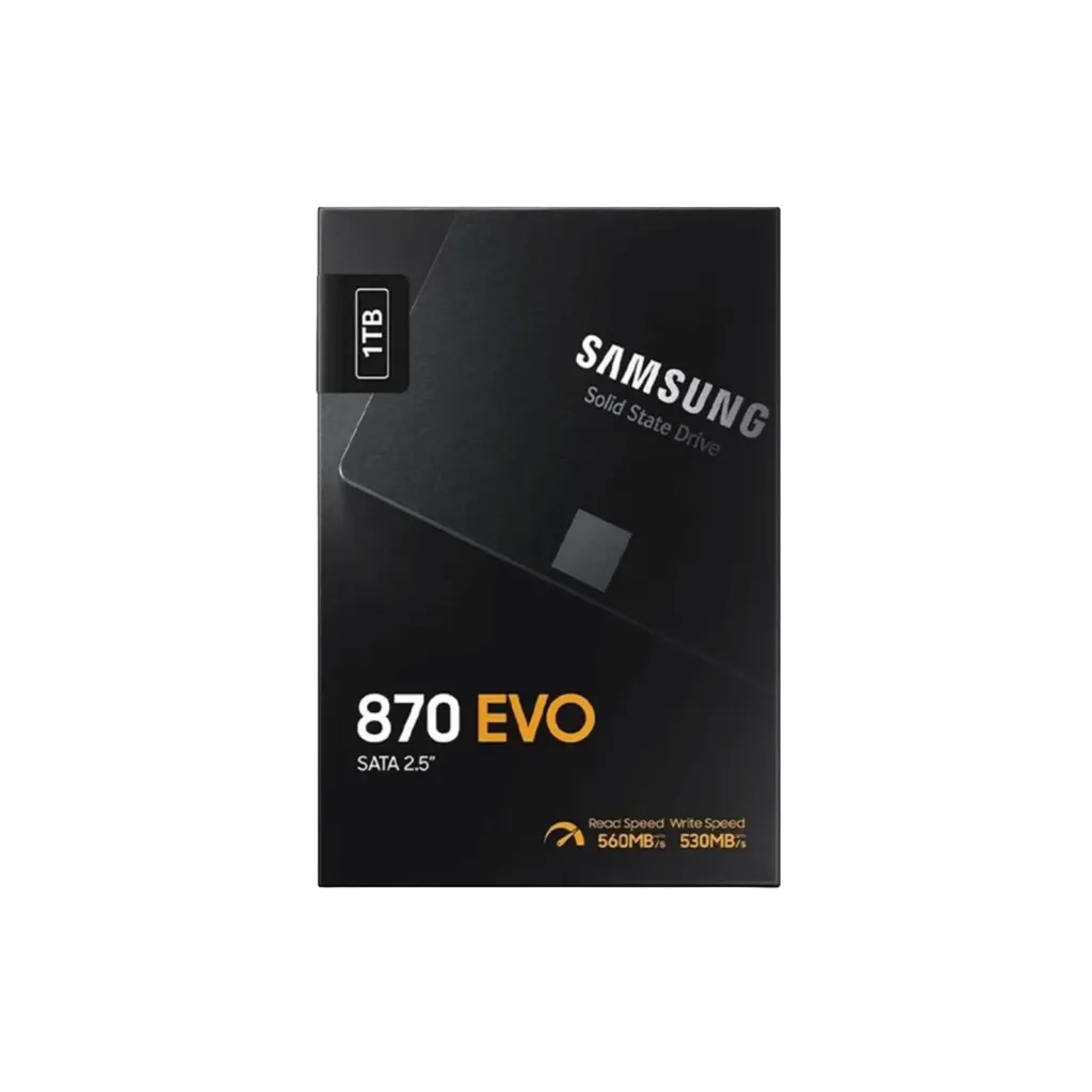 Samsung 870 EVO 1TB 2.5 Inch SATA III Internal SSD, Up to 560 MB/s