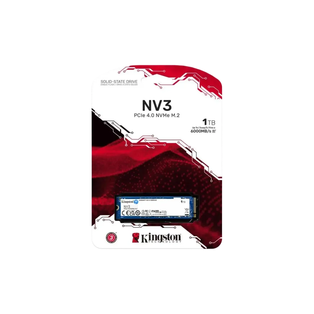 Kingston NV3 1TB PCIe 4.0 NVMe M.2 2280