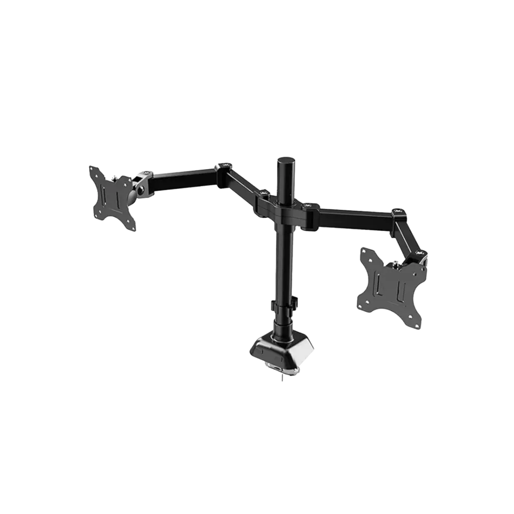 Adjustable Dual Monitor Stand for 13 to 27 Inch Screens BLACK M025