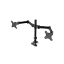 Adjustable Dual Monitor Stand for 13 to 27 Inch Screens BLACK M025