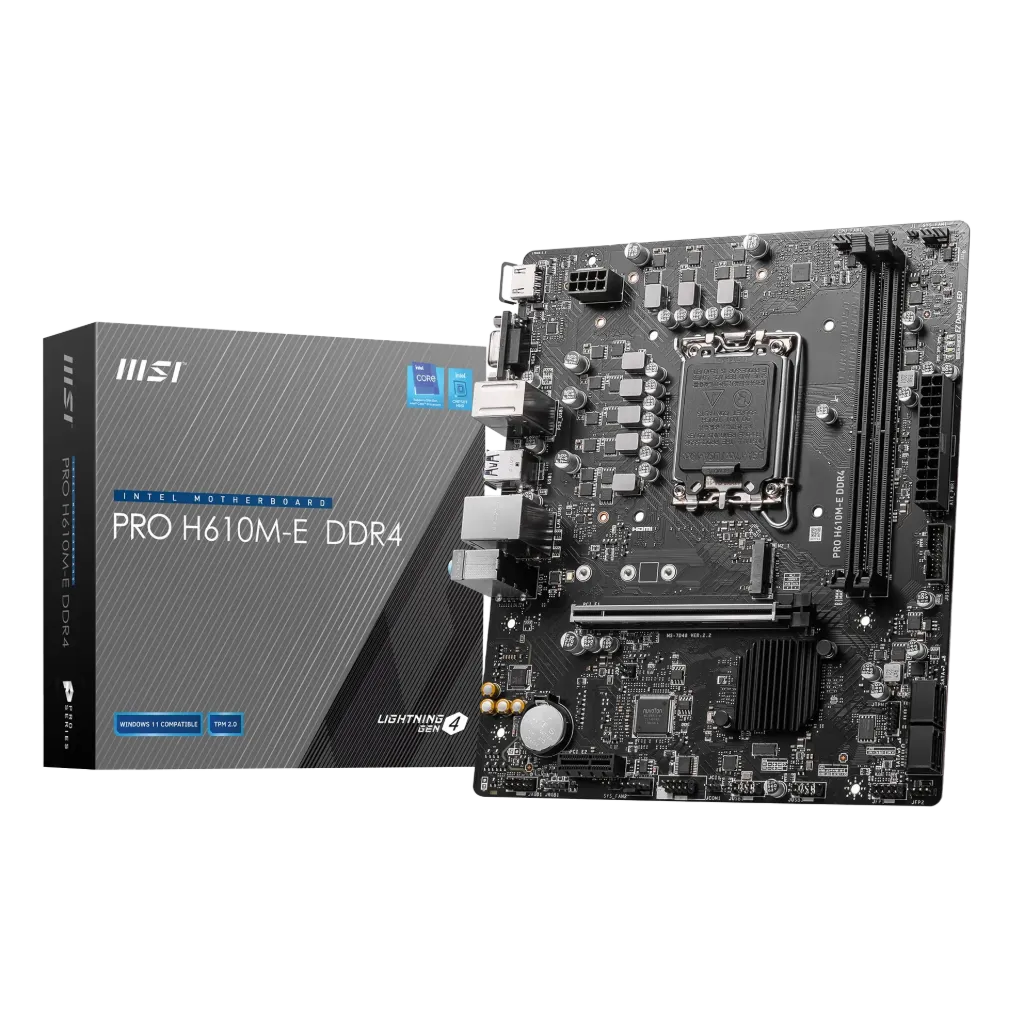 لوحة الأم MSI PRO H610M-E DDR4