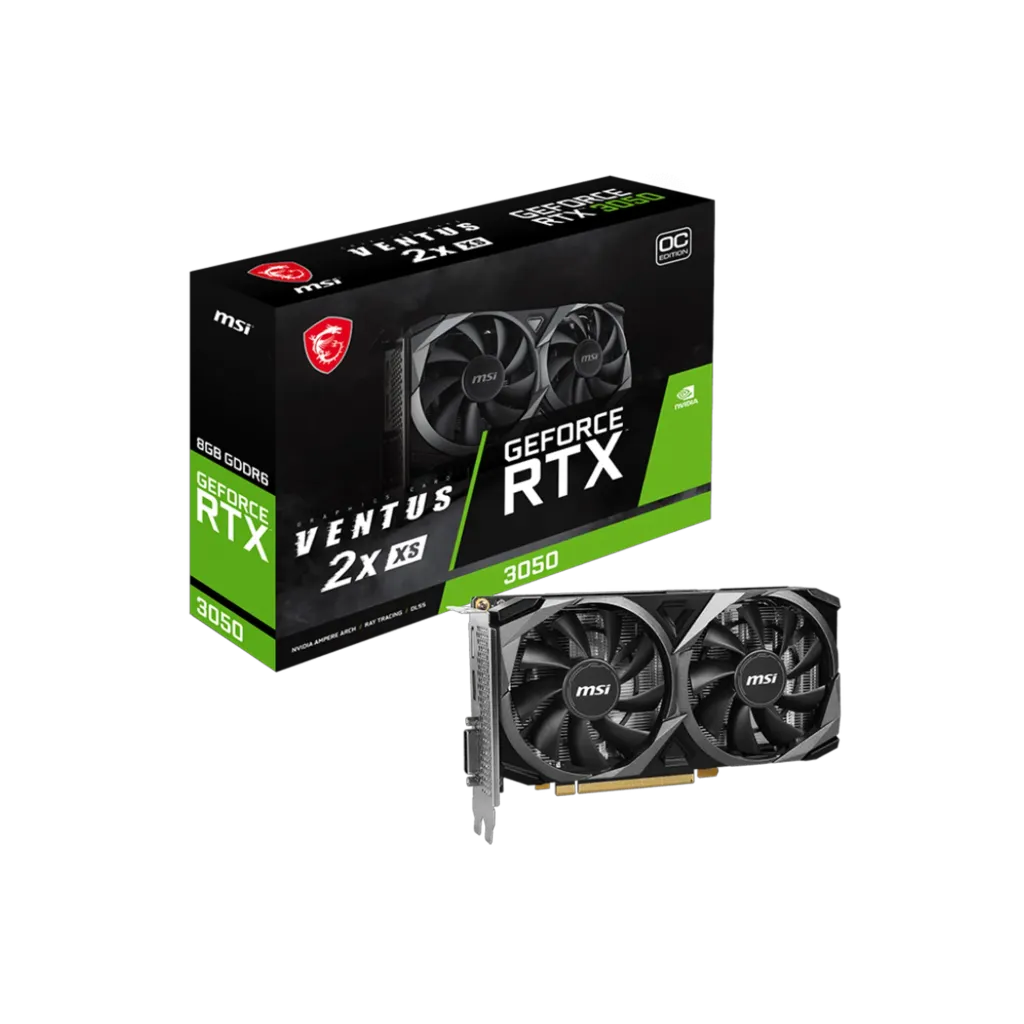 MSI GeForce RTX 3050 VENTUS 2X 8GB GDDR6