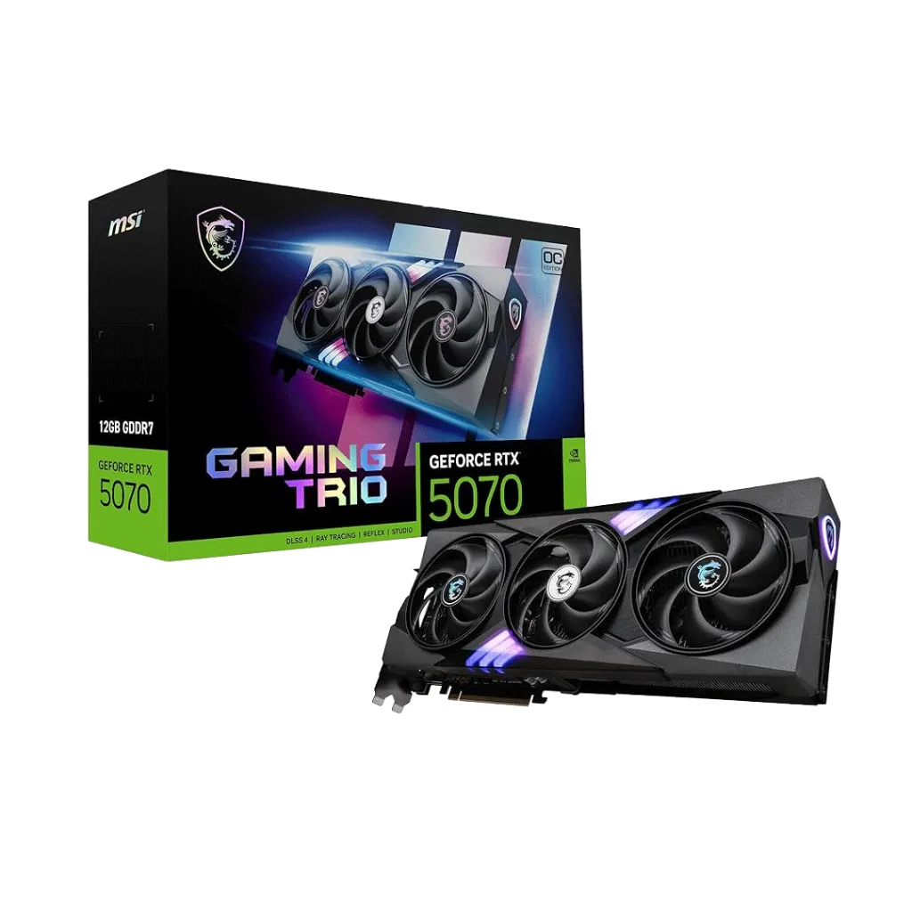 Graphics Card - MSI GeForce RTX 5070 GAMING TRIO 12GB Black