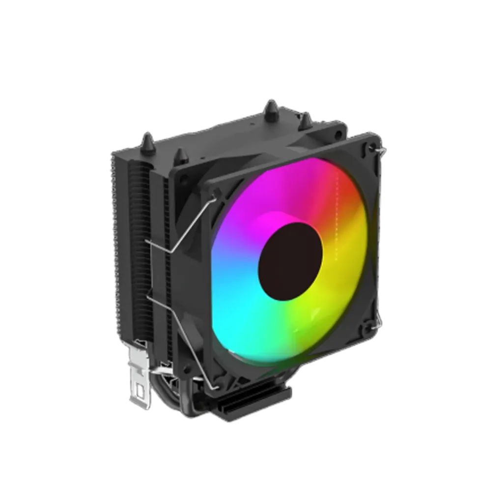SPEAR V90 Pro ARGB 90mm PWM CPU Cooler – Black