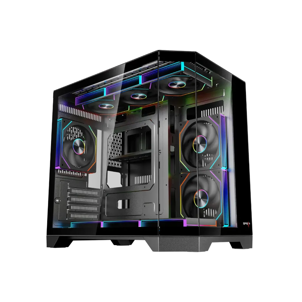 SPEAR DOST 60 Mini ARGB mATX Case – Black