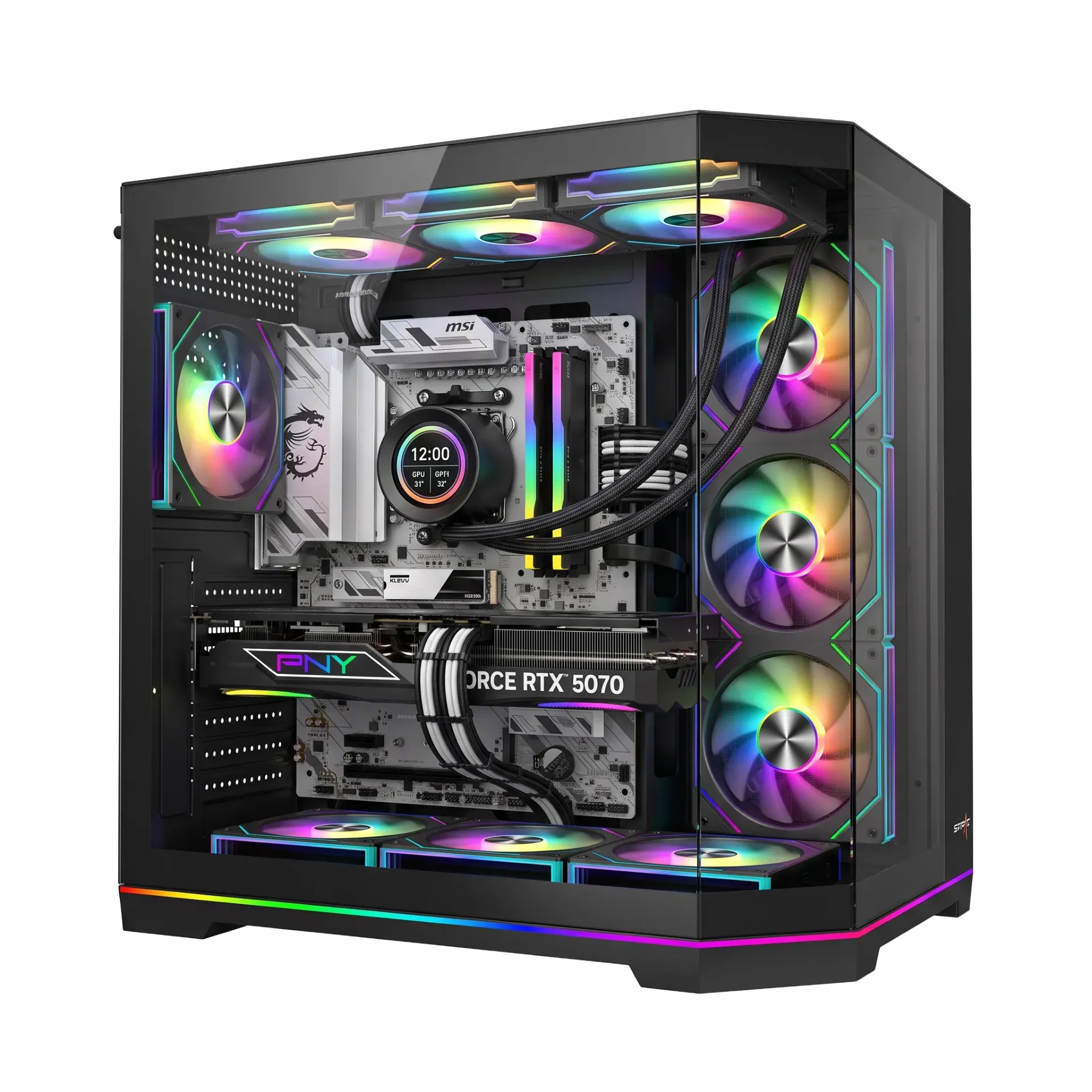 PC Build Ryzen 7 9800X3D RTX 5070 32GB