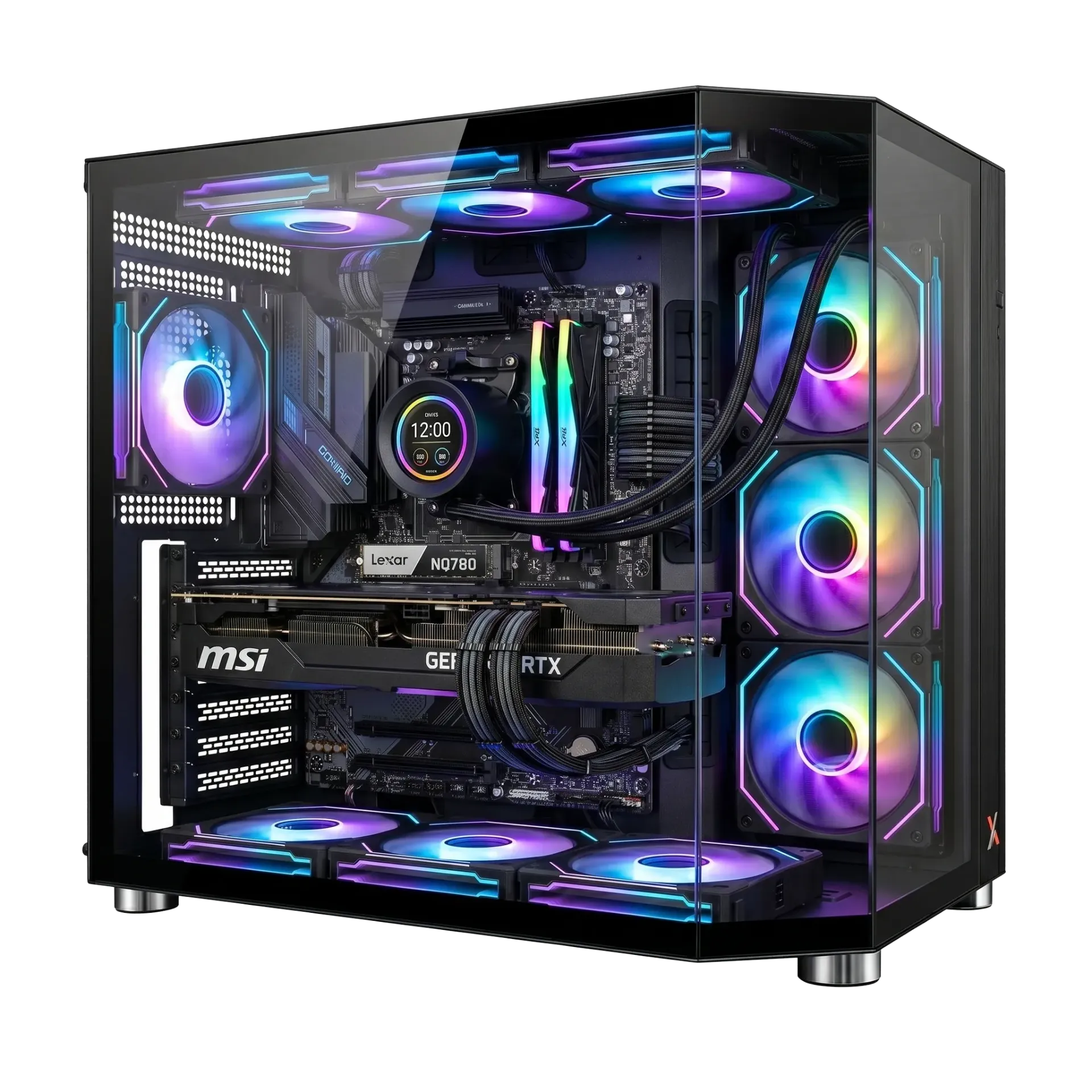 كمبيوتر جيمنق تجميعة احترافية Ryzen 7 9800X3D | RTX 5080