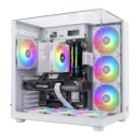 تجميعة بي سي Ryzen 5 7500F RTX 5060 WHITE تقسيط