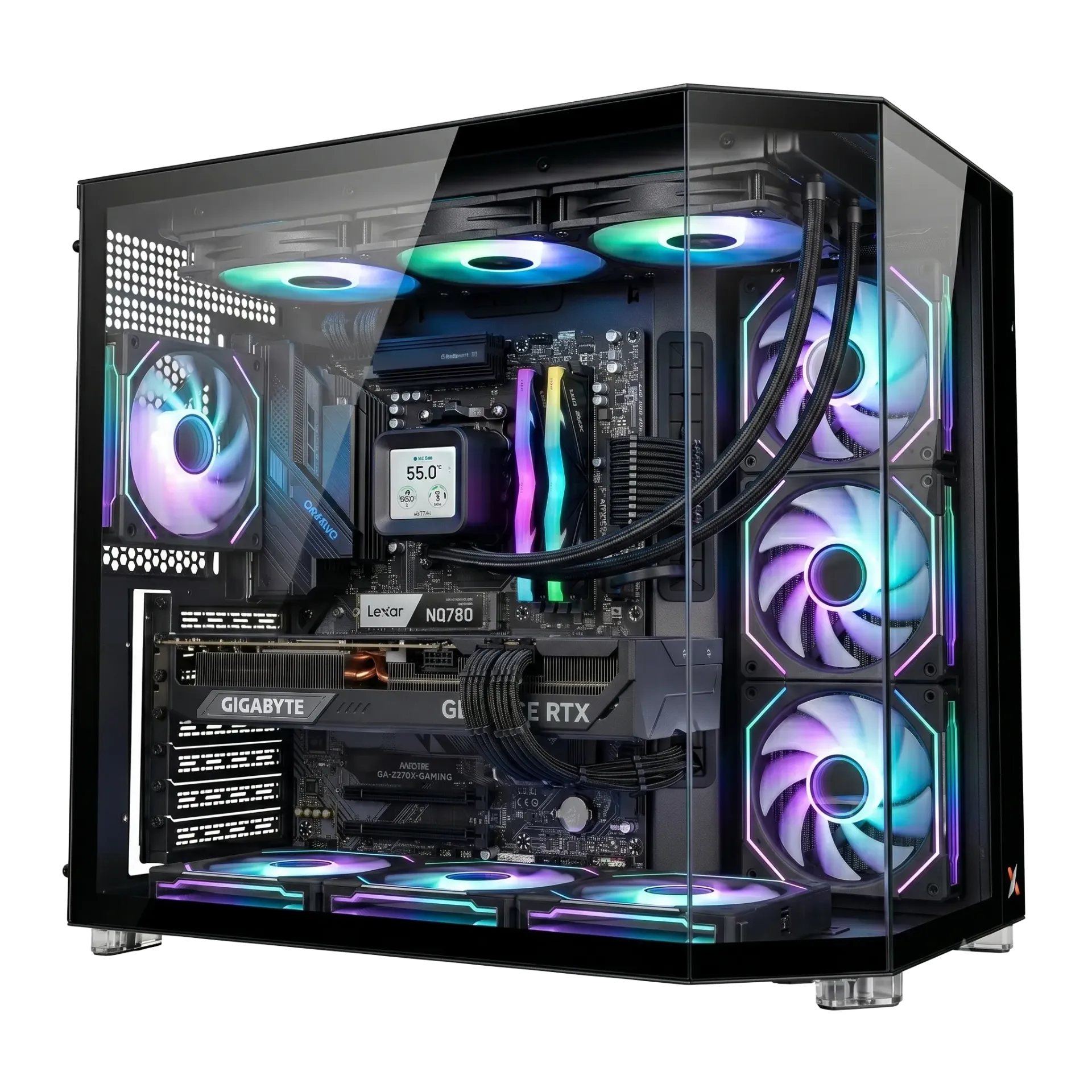 تجميعة بي سي Ryzen 7 7800X3D RTX 5070 Ti 
