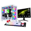 GEFORCE RTX 5060 TI - INTEL i5-14400F - DDR4 WHITE GAMING DESKTOP PC